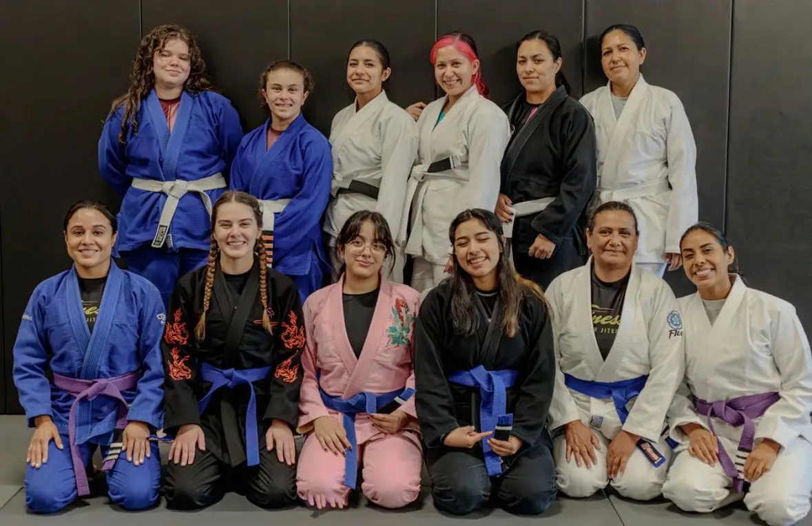 Women from the Finesse community together in their gis
